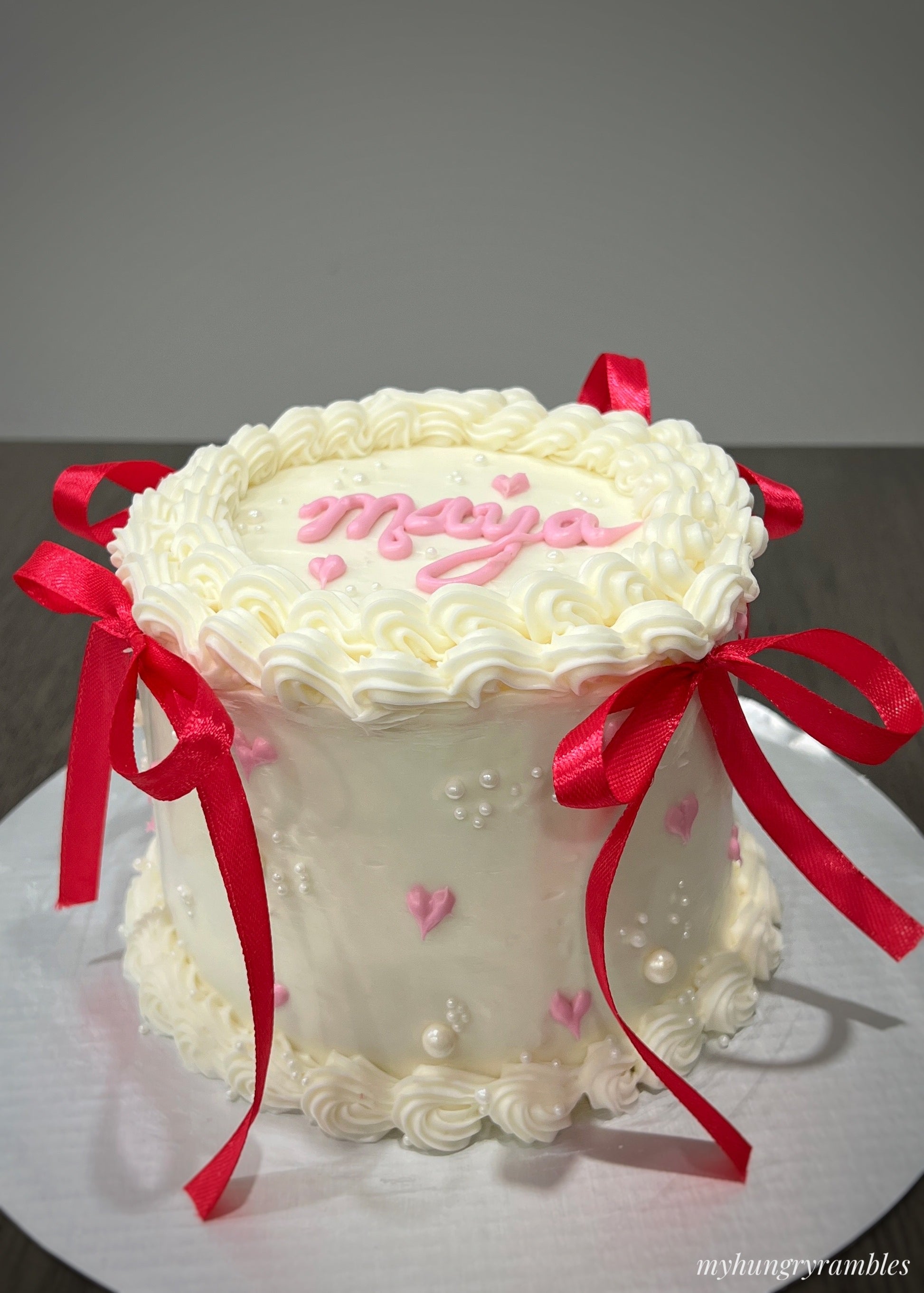 Elegant handcrafted congratulations celebration cake with custom message — cake delivery Mississauga Brampton